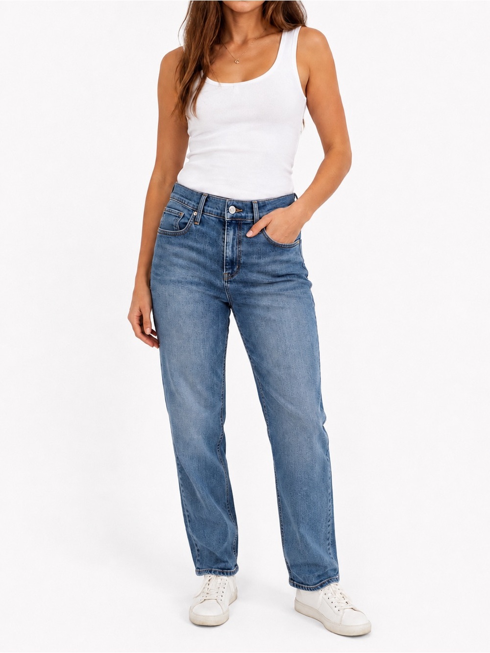 Levi’s 724 High Rise Straight Jeans Women 29 W29 L30 Medium Wash Stretch